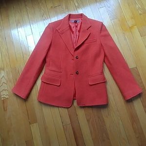 Women's boiled wool blazer